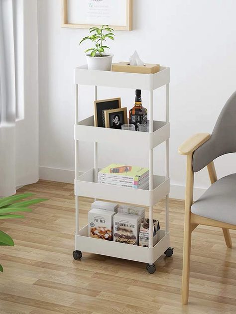 Dapur Ikea, Salon Shelves, Stacking Shelves, Organization Cart, Mobile Shelving, Toilet Shelves, Bedroom Organization Storage, Kitchen Storage Cart, Kabinet Dapur