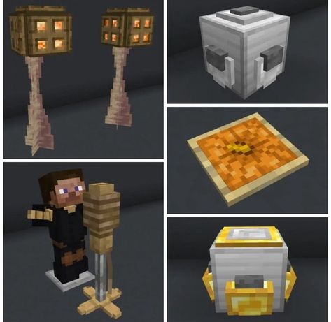 Minecraft Armor Stand Ideas, Minecraft Armor, Minecraft Diy, Armor Stand, Minecraft Images, Sonic Videos, Easy Minecraft Houses, Minecraft Plans, Stand Ideas