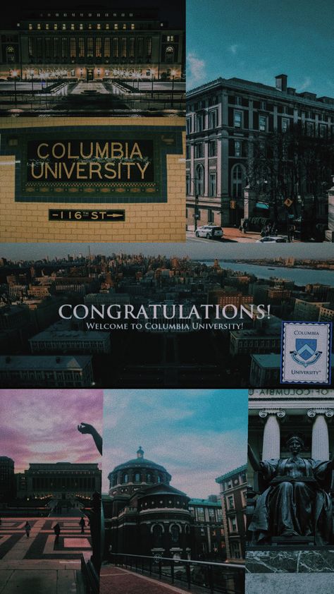 Getting Into College Aesthetic, Columbia Acceptance Letter Aesthetic, Columbia University Vision Board, Dream University Vision Board, Columbia Acceptance Letter, Nyc University Aesthetic, Columbia Student Aesthetic, Columbia University Aesthetic Wallpaper, Columbia University Wallpaper