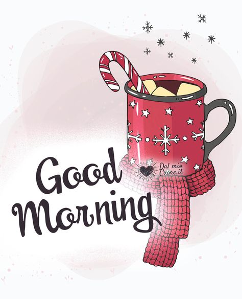 Wish a good morning of Christmas with a delicious cup of hot chocolate, ideal to start a cold day with the right energy. Cold Morning Quotes Funny, Good Morning Cold Day Quotes, Good Morning Cold Day, Christmas Good Morning Images, Christmas Good Morning Quotes, Good Morning Cold Day Winter, Cold Good Morning, Good Morning Christmas Images, Good Morning Cold