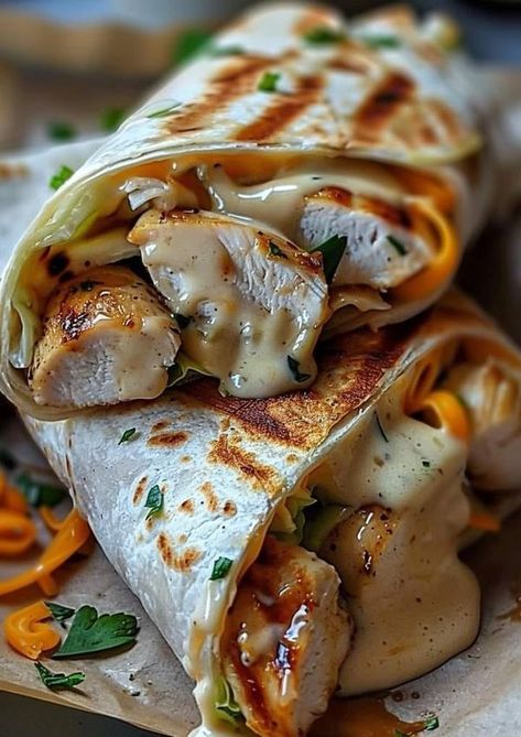 Tasty Mexican Recipes | Cheesy Garlic Chicken Wraps 🧀🌯 | Facebook Fajita Wraps, Cheesy Garlic Chicken, Chicken Fajita Wraps, Pioneer Woman Ree Drummond, Lidia Bastianich, Martha Stewart Recipes, Chicken Fajita, Old Fashioned Recipes, Chicken Wraps