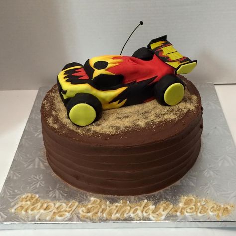 RC Car Cake Rc Car Birthday Cake, Rc Car Cake, Cars Birthday Ideas, Car Birthday Cake, Cars Birthday Cake, Bday Cake Ideas, Car Birthday Party, Car Theme, Car Birthday