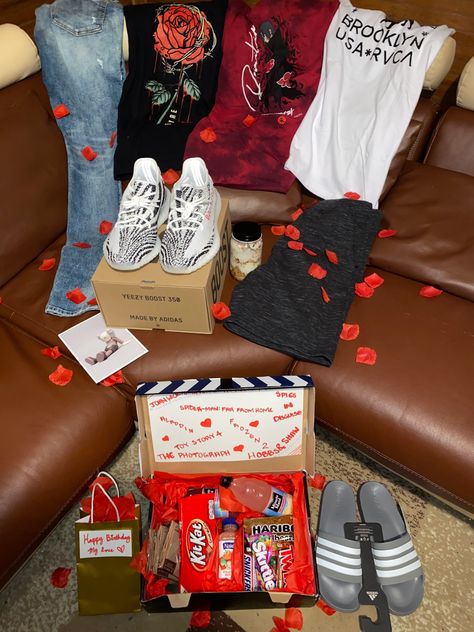 21st Birthday, Boyfriend, Couple, Love, Happy Birthday, Movie Box 🥳 #forhim #birthday #special #21 #quarantine #gifts #yeezy #adidas #zumiez 21st Birthday Gift For Boyfriend, All About My Boyfriend, 21 Gifts For 21st Birthday For Him, 21st Birthday Boyfriend, Boyfriend 21st Birthday Gift, Happy Birthday Movie, Surprising My Boyfriend, 21st Birthday Gifts For Boyfriend, Boyfriends 21st Birthday