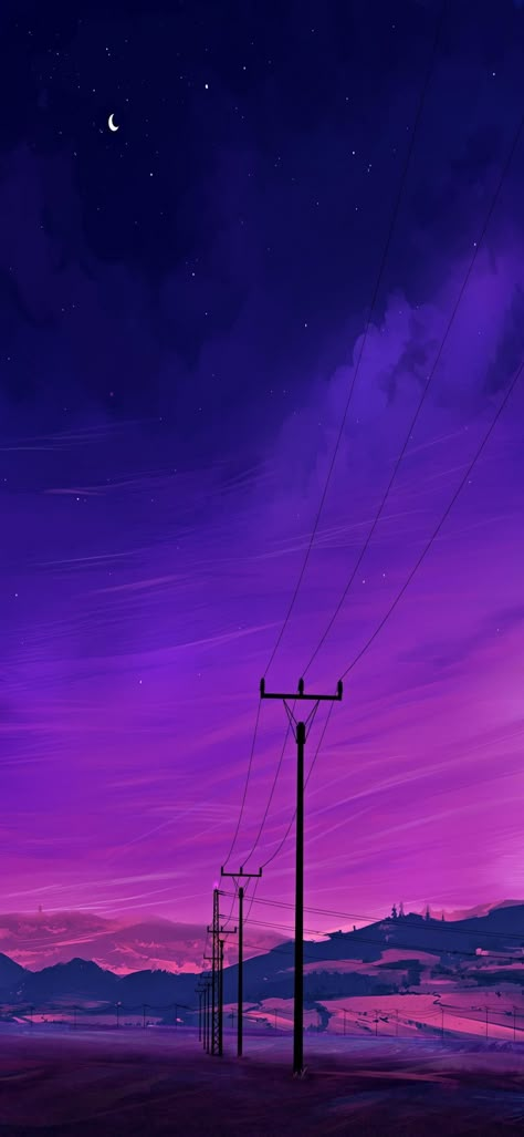 1366x768 Wallpaper Hd, Chill Wallpaper, Vaporwave Wallpaper, Iphone Wallpaper Sky, Drawing Wallpaper, Night Landscape, المملكة العربية السعودية, Purple Sky, Cool Wallpapers Art