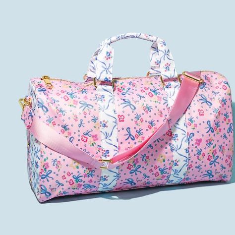 Duffle Bag Aesthetic, Pink Duffle Bag, Mini Duffle Bag, Camo Purse, Baby Bells, Work Handbag, Stoney Clover Lane, Stoney Clover, Personalized Luggage