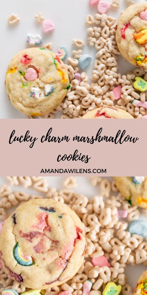 Cute Cookies To Make, Easter Crumble Cookies, Cookies Kids Love, Cookie Add Ins, Kids Baking Ideas Easy, Cereal Cookies Recipes, Kids Cookies Recipes, Fun Cookies To Make With Kids, St Patrick Day Desserts