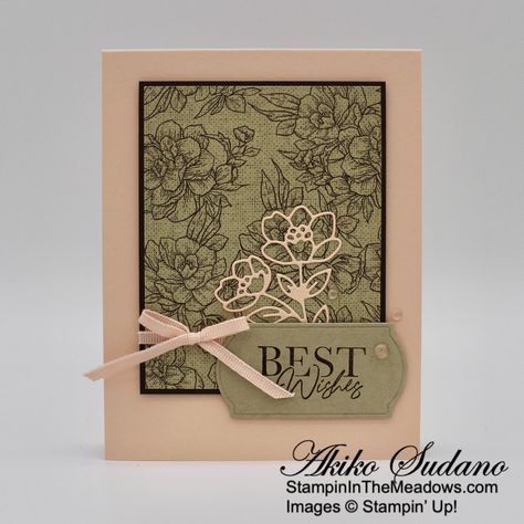 Stampin Up Cottage Rose, Rose Bundle, Best Wishes Card, Vintage Wedding Cards, Cottage Rose, Stampin Up Catalog, Rose Cottage, Stamping Up Cards, The Meadows