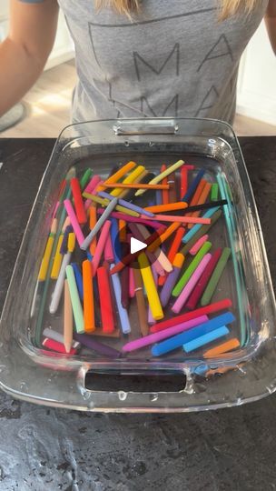 Kids will love this easy and fun hack! | Kids will love this easy and fun hack!

Lauren melts crayons and places them into molds to make giant crayons. | By Allie and FriendsFacebook Pumpkin Crayon Melting Diy, Melted Crayons In Molds, How To Melt Crayons Into Molds, Melt Crayons In Molds, Diy Crayons Melting, Melted Crayon Molds, Crayon Candles Diy, Pumpkin Crayon, Melted Crayon Crafts