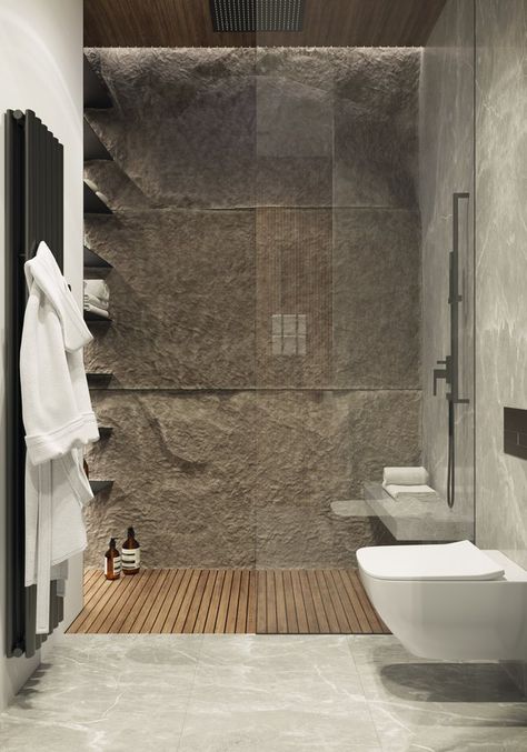 These 9 Spa Bathroom Ideas Will Help You Explain Lounging in Your Robe All Day | Hunker Villa Ideas, Bathroom Makeovers, Rustic Bathroom Vanities, Rustic Bathroom Designs, Bad Inspiration, Floor Remodel, Shabby Chic Bathroom, Rustic Bathrooms, 아파트 인테리어