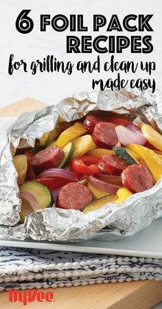 Foil Pack Recipes, Foil Packet Recipes, Recipes For Grilling, Hobo Dinners, Foil Packet Dinners, Foil Pack Meals, Foil Dinners, Foil Packet Meals, Foil Packet