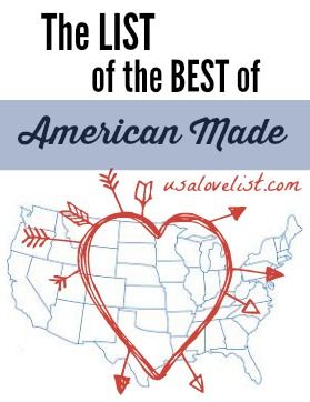 The List of the Best of American Made American Products, Master List, Love List, Making Stuff, Buy Local, Usa Products, American Pride, God Bless America, Made In America