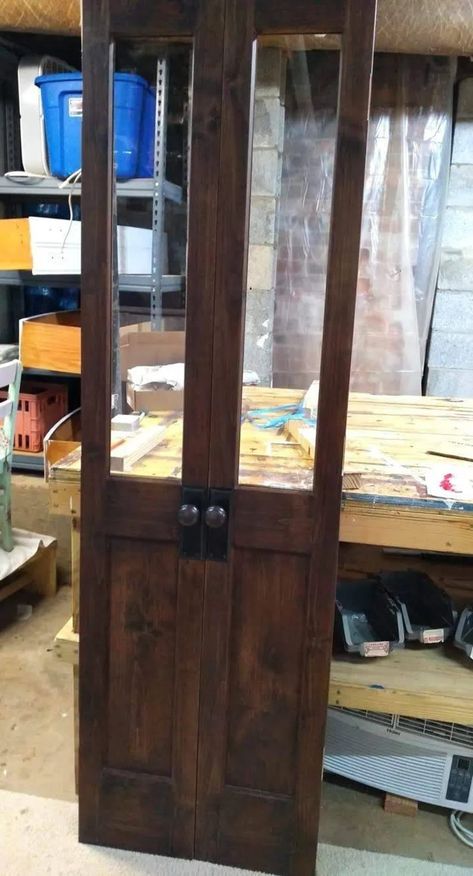 Custom French Pantry Doors Double French Kitchen Door | Etsy Pantry Door French, Swinging Doors Kitchen, French Pantry Doors, Farmhouse Pantry Door, Rustic Pantry Door, French Pantry, Rustic Pantry, Wooden Pantry, Kitchen Pantry Doors