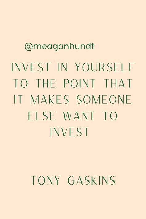 Tony Gaskins Quotes, Invest In Yourself Quotes, Tony Gaskins, Invest In Yourself, Our Daily Bread, Daily Bread, Someone Elses, Affirmations, Finding Yourself