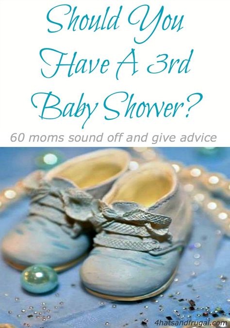 If you've had celebrations for your 1st and 2nd child, should you have a 3rd baby shower? 60 moms sound off.  #baby #babyshowerthemes #babyshowerdecorations #babyshower Third Baby Shower Ideas, 3rd Baby Shower Ideas, Baby 3 Announcement Third Child, Third Kid Pregnancy Announcement, Baby #3 Third Child Pregnancy Announcements, Third Child Pregnancy Announcement, Baby Shower Invitation Wording, Baby Shower Wording, Sound Off