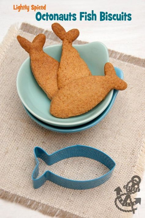 Octonauts Birthday Party Food, Fish Biscuits, Octonauts Cake, Octonauts Birthday Party, Octonauts Party, The Octonauts, Sugar Bread, Coffee Vanilla, Spice Mix