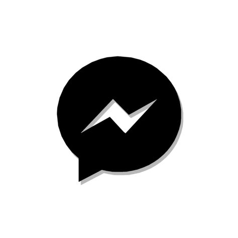 Messenger White Icon, Facebook Messenger Icon, Ios Png, Messenger Icon, The Color White, Deadpool Wallpaper, Application Icon, Black And White Theme, Facebook Messenger