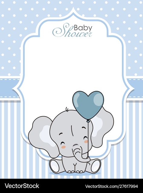 Elephant With Balloon, Balloon Vector, Baby Shower Invitaciones, Cute Elephant, Baby Shower Invitation, Shower Invitation, Shower Invitations, Baby Shower Invitations, High Res