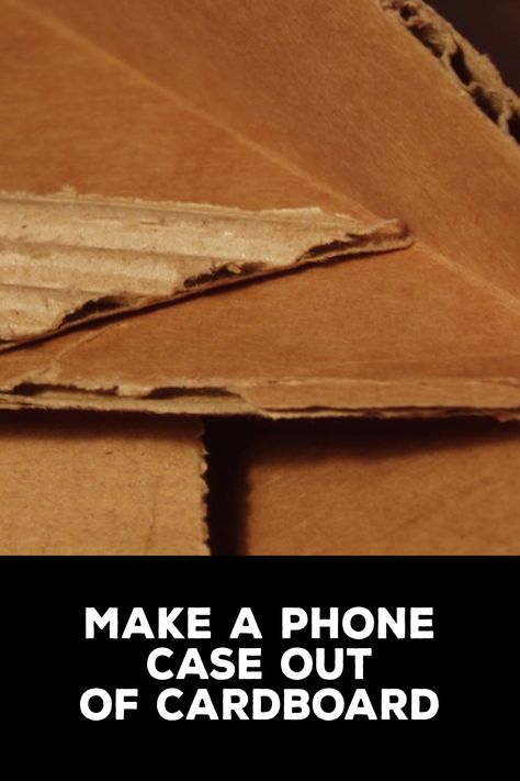 How to Make a Phone Case Out of Cardboard Phone Cases Diy Homemade, Make Looks, Make A Phone Case, Car Furniture, Diy Case, Diy Holder, White Glue, Using Acrylic Paint, Diy Phone