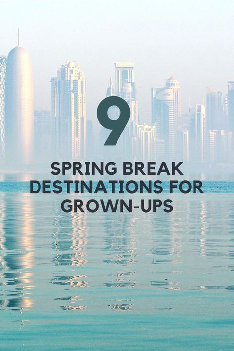 With the winter holidays officially behind us, #springbreak is now looming in the near-future. #March and #April are some of the best times to take a #vacation—and not just because public schools say so. These transitional months bring about (relatively) mild weather, great #hotelpackages, and even a #flightdeal or two. Best Spring Break Destinations, California Wine Country, Spring Break Destinations, Iceland Adventures, Hotel Packages, Wine Country California, California Wine, Mayan Ruins, Grown Ups