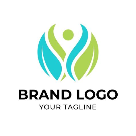 Flat Environment Non-profit Organization Logo Organization Logo, Ozone Therapy, Non Profit Organization, Brand Kit, Home Logo, Vector Hand, Nonprofit Organization, Free Graphic Design, Non Profit