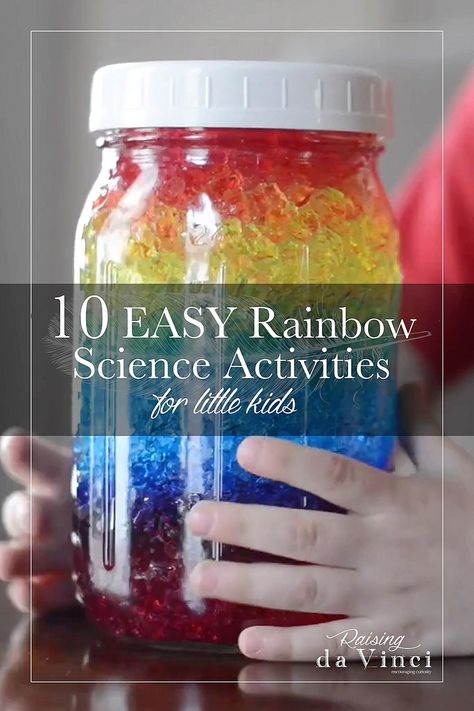 Rainbow Science Preschool, Rainbow Science Activities, Rainbow Experiments, Activities For Pre K, Electricity Science Experiments, Classroom Experiments, Science Center Preschool, Elementary Science Experiments, Rainbow Science