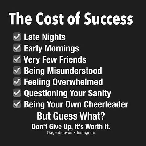 Double tap if you want success! 🙌🏆 This is the cost of success, take it or leave it. ➖➖➖➖➖➖➖➖➖➖➖ Follow 👉@livesuccessfully Follow 👉@livesuccessfully ➖➖➖➖➖➖➖➖➖➖➖ 🔸Turn on post notifications! 🔸Double tap if you agree! 🔸Share our content and tag me! #LiveSuccessfully Cost Of Success, Success Student, Morning Reminder, Study Hard Quotes, Usa Business, Medical Quotes, Exam Motivation, Medical School Motivation, Motivational Quotes For Students