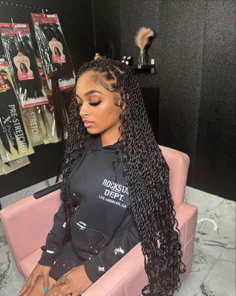 Junior Hairstyles, Braids For Vacation Black Women, Braids Designs, Island Twist, Air Style, Senegalese Twist Hairstyles, Barbie Hairstyle, Black Ponytail Hairstyles, Cute Braided Hairstyles