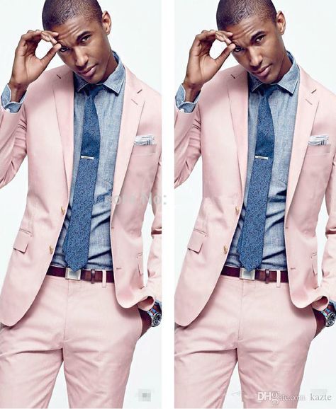 Fashion Light Pink Men Suit Slim Fit Men Suits Casual Workoffice Wedding Party Blazer Groom Groomsmen Tuxedos Jacket+Pant Groom Vest Men Vest Vintage Groommen Vest Online with $89.15/Piece on Kazte's Store | DHgate.com Men Suit Wedding, Groomsmen Tuxedos, Groom Party, Formal Dresses For Men, Light Blue Suit, Blue Suit Men, Suits Wedding, Casual Work Wear, Dress Suits For Men