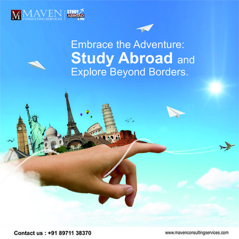 🌍✈️ Ready to embrace the adventure of studying abroad? 🎓✨ Explore beyond borders with Maven Study Abroad and unlock a world of opportunities! 🌟🤩 #StudyAbroad #ExploreTheWorld #MavenAbroad #GlobalOpportunities #BeyondBorders #AdventureAwaits
Get in touch with us for expert counselling
at +91 89711 38370 or visit
www.mavenconsultingservices.com
For more information regarding studying abroad,. Study Abroad Ads, Study Abroad Creative Ads, Study Abroad Poster, Study In Abroad, Abroad Study, International Studies, Immigration Consultant, Real Estate Advertising, Beyond Borders