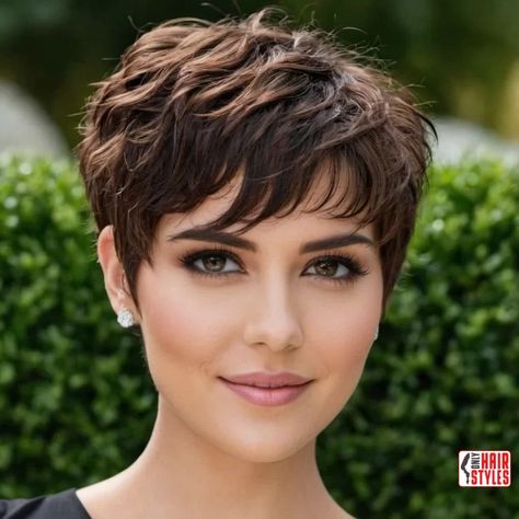 Choppy Pixie Cut | 20 Chic Short Hairstyles For Thick Wavy HairThis article explores 20 chic short hairstyles designed to enhance the natural beauty of thick wavy hair, ranging from classic pixie cuts and textured bobs to edgy asymmetrical crops and trendy undercuts. Thick and wavy hair can be a blessing, offering a voluminous and textured canvas for various.. Asymmetrical Bob Short Edgy Pixie Haircuts, Soft Pixie Haircut For Thick Hair, Edgy Pixie Cuts Thick Hair, Short Haircut For Thick Wavy Hair, Short Thick Wavy Hair, Pixie Cuts For Thick Hair, Thick Hair Pixie Cut, Hairstyles For Thick Wavy Hair, Wavy Pixie Haircut