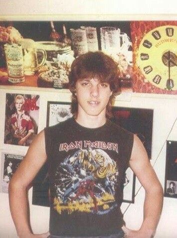 Very young metalhead Chuck Schuldiner Obituary Band, Chuck Schuldiner, Thrash Metal, Iron Maiden, Metal Music, Cutie Patootie, Metal Bands, Rock Music, Rock Bands