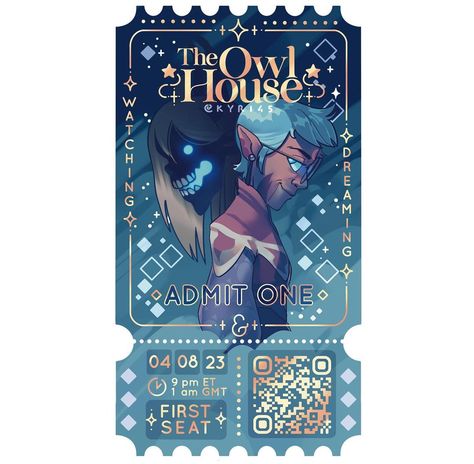 The Owl House Tickets, The Owl House Raine Puppet, The Owl House Food, Owl House Watching And Dreaming, Watching And Dreaming, House Cards, Arte Van Gogh, Harry Potter Drawings, Owl Family