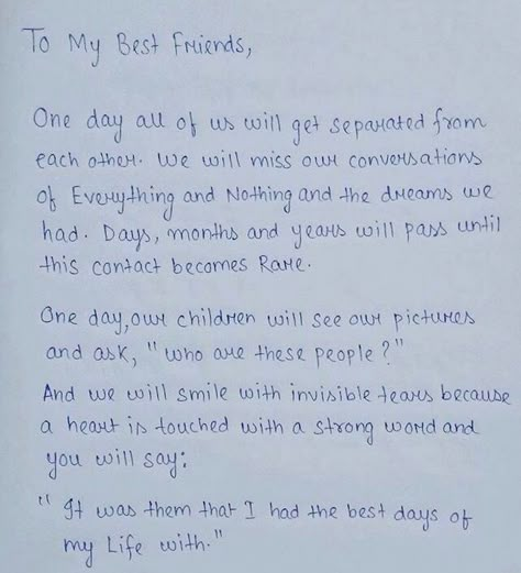 Friends Paragraph, Friend Letters, To My Best Friend, Boxing Quotes, Forever Quotes, Besties Quotes, Piece Of Paper, Friend Quotes, Bff Quotes