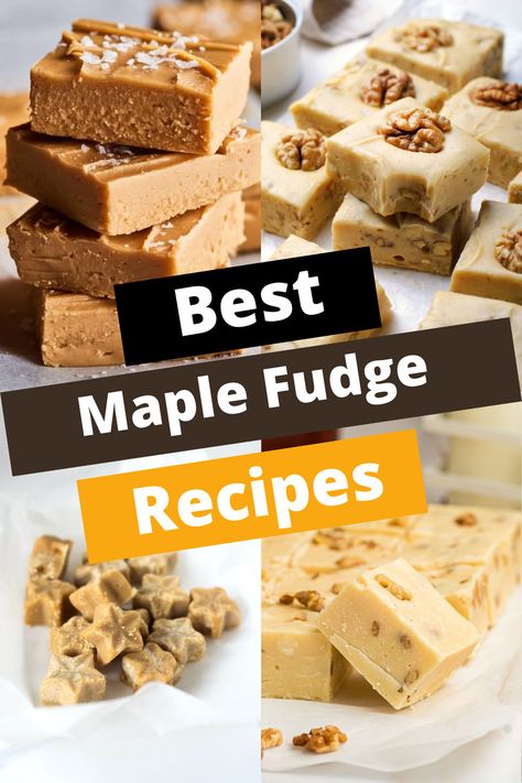 TOP 12 MAPLE FUDGE RECIPES FOR SWEET BLISS Maple Walnut Fudge Easy, Maple Flavored Fudge, Maple Cream Candy Recipe, Maple Fudge Condensed Milk, Maple Fudge With Maple Syrup, Maple Fudge Easy, Black Walnut Fudge Recipe, Maple Bacon Fudge Recipe, Honey Fudge Recipes