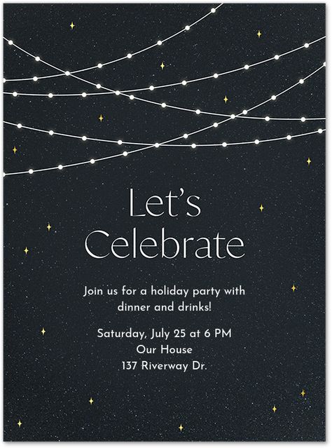 4 Corporate Holiday Party Invitation Tips & Ideas - With EventUp Online Card Design, Corporate Celebration, Birthday Corporate Design, Office Party Invitation, New Years Invitations, New Year Invitation, Holiday Party Invite, Company Party Invitation, Celebrating Staff Success