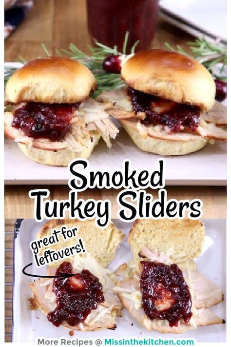 Turkey Breakfast Recipes, Turkey Dinner Sides, Smoked Turkey Sandwich, Sliders Recipes Turkey, Easy Slider Recipes, Leftover Turkey Casserole, Turkey Sandwiches Recipes, Top Dinner Recipes, Turkey Sliders