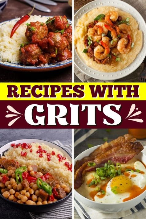 Recipes With Grits, Grits Breakfast Casserole, Grits Recipes, Grits And Eggs, Grits Breakfast, Southern Grits, Grit Cakes, Instant Grits, Grits Casserole