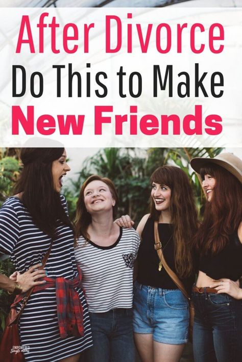 Making friends as an adult is hard enough. Often one of the consequences of divorce is losing friends. These tips will show you how to make friends after your divorce. #divorce, #singlemom #singlemomselfcare Losing Friends After Divorce Quotes, Divorce Pictures, Photo Ideas With Friends, Making Friends As An Adult, Friendship Articles, Getting Over Heartbreak, Ideas With Friends, Couple Advice, Separation And Divorce