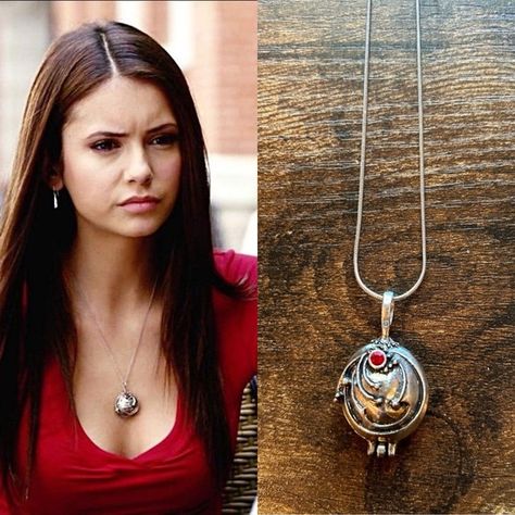 Vampire Diaries Elena Gilbert and Rebekah Mikaelson’s Vervain Necklace Elena Gilbert Earrings, Elena Gilbert Necklace, Vervain Necklace, Elena Necklace, Vampire Diaries Necklace, Vampire Diaries Elena, Vampire Diaries Jewelry, Dog Bedroom, Rebekah Mikaelson