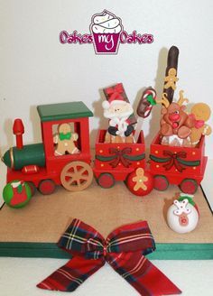 Christmas Sleigh Decorations, Snow Crafts, Holiday Train, Ideas Navidad, Christmas Favors, Birthday Toys, Christmas Sleigh, Diy Christmas Decorations Easy, Christmas Train