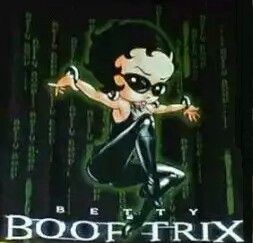 Betty Booptrix. Betty Boop in the Matrix parody. Betty Boop Art, The Matrix, Funny Reaction Pictures, Just Girly Things, Betty Boop, Reaction Pictures, Mood Pics, Aesthetic Art, Girly Things