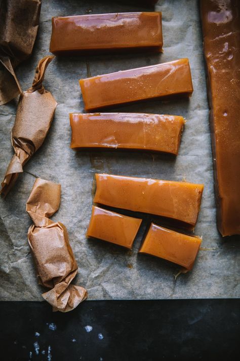 Homemade Chewy Caramels Ginger Caramel, Homemade Toffee, Toffee Recipe, I Am Baker, Specialty Cake, Caramel Recipes, Golden Syrup, Homemade Caramel, Salted Butter