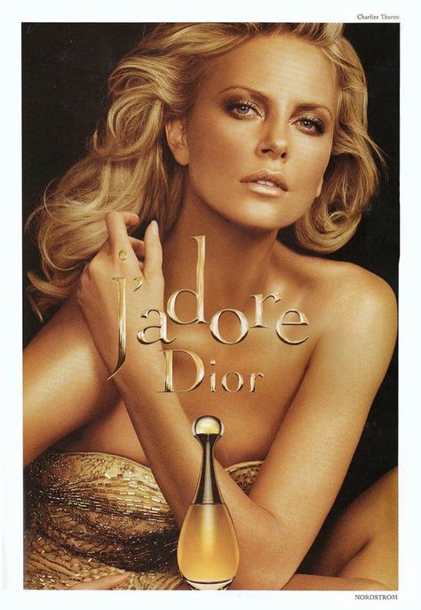 Charlize Theron has been the face of J'adore Dior for over a decade, Here is a 2007 advertisement featuring the South African actress. Dior Commercial, Perfume Adverts, Dior Jadore, Fragrance Campaign, Dior Fragrance, Fragrance Ad, Beauty Advertising, Perfume Bottle Design, Perfume Ad