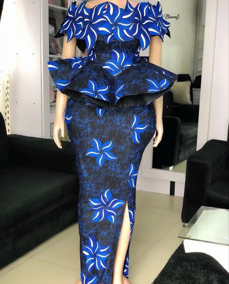 Slits And Kaba Styles, Ankara 2 Piece Set, Sleet And Kaba Styles, Ankara Peplum Top And Skirt, Latest Corset Ankara Styles, Ankara 2 Piece, Model Kaba Pagne, African Pants, Aya Couture Senegal 2022