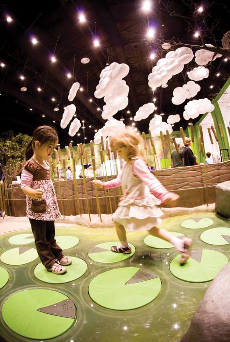 Please Touch Museum, Philadelphia PA. Assisted in the development, fabrication and installation of several interactive exhibits that engaged light, sound and other types of playful interaction. K S Fa... Interactive Floor Design, Museum Activities For Kids, Interactive Art Ideas, Interactive Museum Exhibits, Interactive Exhibition Design, Exhibition Activities, Childrens Museum Exhibits, Future Museum, Kids Museum