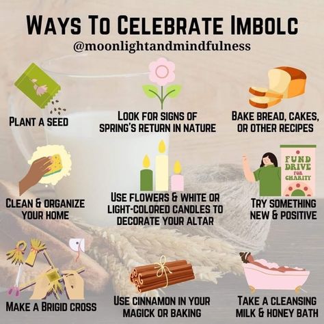 Celebrate Imbolc, Imbolc Ritual, Wiccan Sabbats, Witch Spirituality, Eclectic Witch, Wiccan Spell Book, Witch Spell Book, Baby Witch, Akashic Records