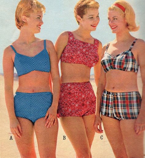 1965 Montgomery Ward Spring Summer Catalog 60s 70s Fashion, Vintage Bathing Suits, Vintage Swim, Montgomery Ward, Vintage Swimwear, Vintage Swimsuits, Vintage Magazine, 70s Fashion, Summer Vibes