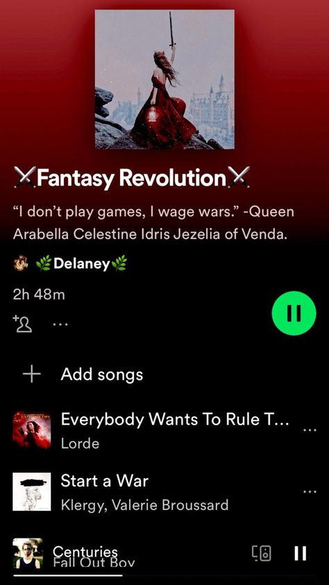 Fantasy Revolution, Fantasy Playlist, Playlist Music, Relationship Goals Text, Song Suggestions, Music Recommendations, Music Images, Music Mood, Vibe Song