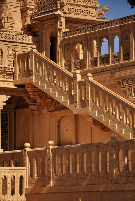 https://flic.kr/p/qMwfND | M.C. Escher Stairs at Amar Sagar Jain Temple Indian Stairs, Indian Architecture Aesthetic, Royal Indian Aesthetic, Temple Stairs, Escher Stairs, M C Escher, India Architecture, Ancient Indian Architecture, Jain Temple