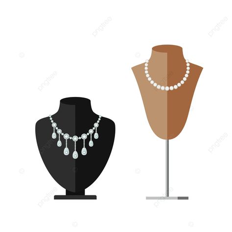 Png Necklace, Necklace Png, Illustration Poses, Fashion Illustration Poses, Necklace Drawing, Necklace Stand, Jewelry Drawing, Pearl Jewelry Necklace, Necklace Display